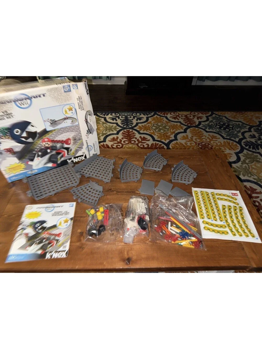 Knex Nintendo Mariokart Wii Mario Building Set FOR PARTS - OPEN BOX - SEE IMAGES